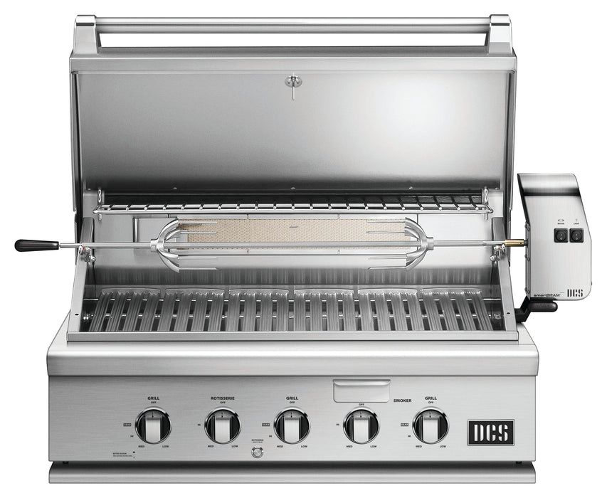 DCS DCS Series 7 36" Built-in BBQ with Rotisserie Kit Propane / No / Stainless Steel 71449 Built-in Gas Grill 780405714497