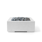 Dekko Dekko Alea 32 Concrete Fire Pit Ash / Slate Beachstone Firepit Table Square