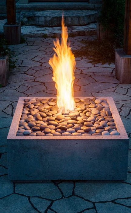 Dekko Dekko Alea 32 Concrete Fire Pit Firepit Table Square