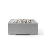 Dekko Dekko Alea 40 Concrete Fire Pit Charcoal / Ivory Beachstone ALEA40-CHAR Firepit Table Square