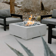 Dekko Dekko Alea 40 Concrete Fire Pit Firepit Table Square