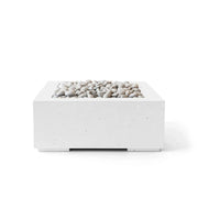 Dekko Dekko Alea 40 Concrete Fire Pit Natural / Ivory Beachstone ALEA40-NAT Firepit Table Square