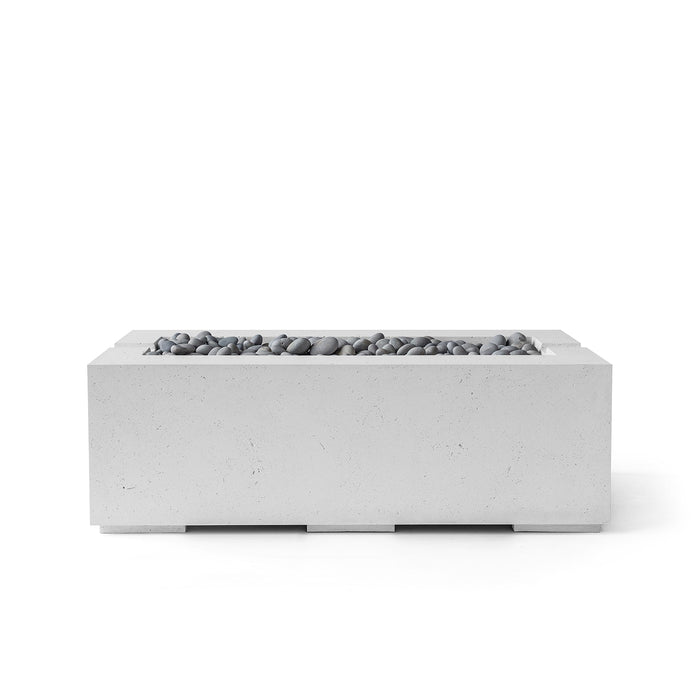 Dekko Dekko Avera 48" Concrete Fire Pit Firepit Table Rectangle