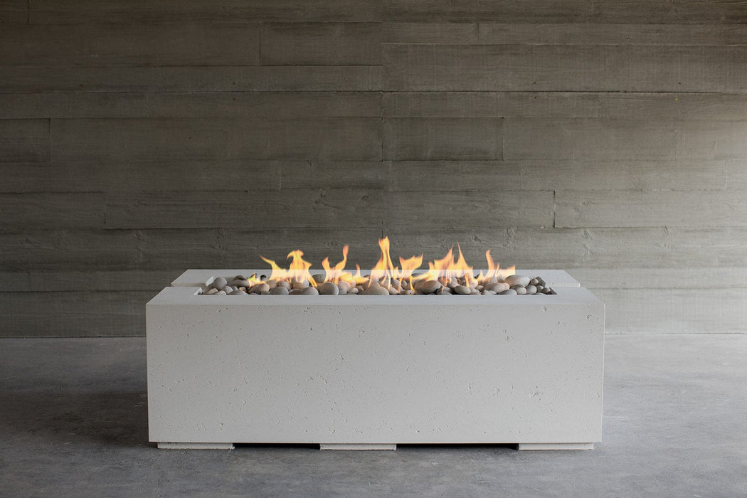 Dekko Dekko Avera 48" Concrete Fire Pit Firepit Table Rectangle