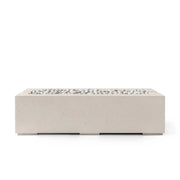 Dekko Dekko Avera 60" Concrete Fire Pit Clay / Ivory Beachstone AVERA60-CLAY Firepit Table Rectangle