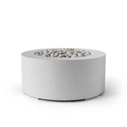 Dekko Dekko Belmont Concrete Fire Pit Ash / Ivory Beachstone BELMONT32-ASH Firepit Table Round