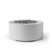 Dekko Dekko Belmont Concrete Fire Pit Ash / Slate Beachstone Firepit Table Round