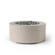 Dekko Dekko Belmont Concrete Fire Pit Clay / Slate Beachstone Firepit Table Round