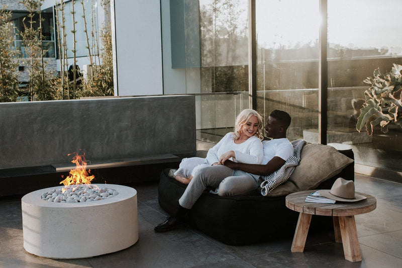 Dekko Dekko Belmont Concrete Fire Pit Firepit Table Round