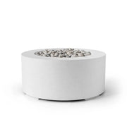 Dekko Dekko Belmont Concrete Fire Pit Natural / Ivory Beachstone BELMONT32-NAT Firepit Table Round