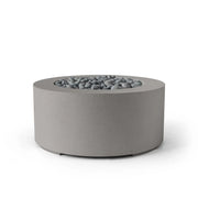 Dekko Dekko Belmont Concrete Fire Pit Sandstone / Slate Beachstone Firepit Table Round