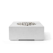 Dekko Dekko Bravo Concrete Fire Pit Ash / Ivory Beachstone BRAVO32-ASH Firepit Table Square