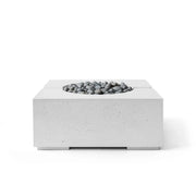 Dekko Dekko Bravo Concrete Fire Pit Ash / Slate Beachstone Firepit Table Square