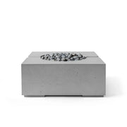 Dekko Dekko Bravo Concrete Fire Pit Charcoal / Slate Beachstone Firepit Table Square