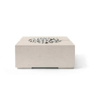 Dekko Dekko Bravo Concrete Fire Pit Clay / Ivory Beachstone BRAVO32-CLAY Firepit Table Square