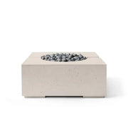 Dekko Dekko Bravo Concrete Fire Pit Clay / Slate Beachstone Firepit Table Square