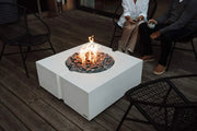Dekko Dekko Bravo Concrete Fire Pit Firepit Table Square