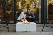 Dekko Dekko Bravo Concrete Fire Pit Firepit Table Square