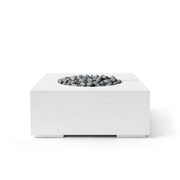 Dekko Dekko Bravo Concrete Fire Pit Natural / Slate Beachstone Firepit Table Square