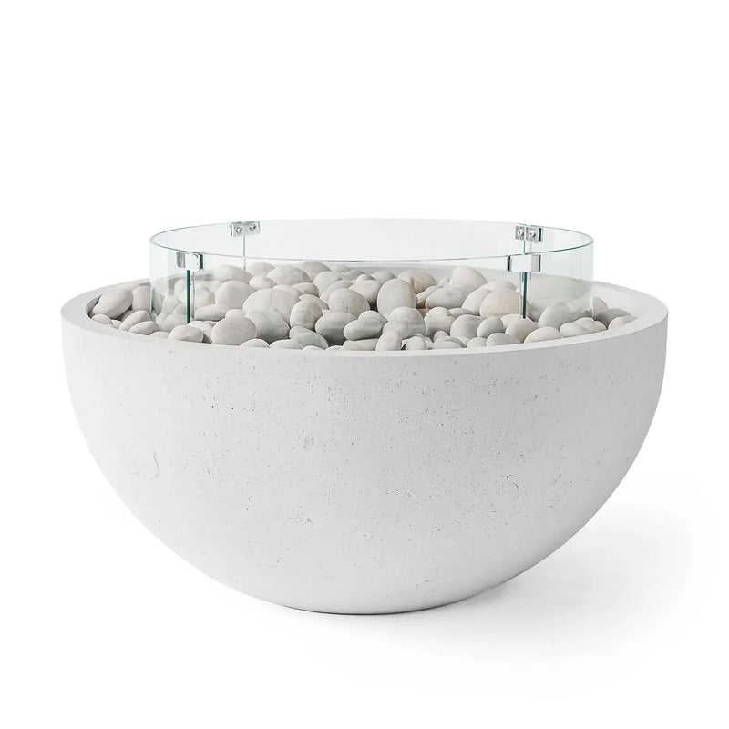 Dekko Dekko Serenade 40 Tempered Glass Wind Guard Serenadewindgaurd40 Accessory Firepit