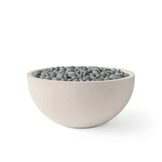 Dekko Dekko Serenade Concrete Fire Bowl 32" Clay / Slate Beachstone Firepit Table Round