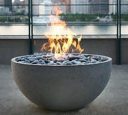 Dekko Dekko Serenade Concrete Fire Bowl 32" Firepit Table Round