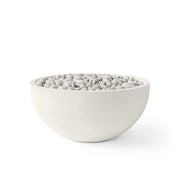 Dekko Dekko Serenade Concrete Fire Bowl 32" Limestone / Ivory Beachstone SERENADE32-LIME Firepit Table Round
