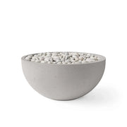 Dekko Dekko Serenade Concrete Fire Bowl 32" Sandstone / Ivory Beachstone SERENADE32-SAND Firepit Table Round