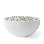 Dekko Dekko Serenade Concrete Fire Bowl 40" Ash SERAN40NG-ASH Firepit Table Round
