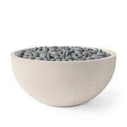 Dekko Dekko Serenade Concrete Fire Bowl 40" Clay / Slate Beachstone Firepit Table Round