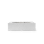 Dekko Dekko Sonoma 56 Concrete Fire Pit Ash / Ivory Beachstone SONOMA56-ASH Firepit Table Rectangle