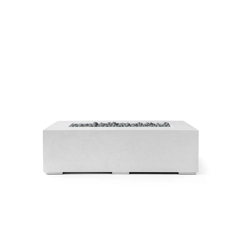 Dekko Dekko Sonoma 56 Concrete Fire Pit Ash / Slate Beachstone Firepit Table Rectangle