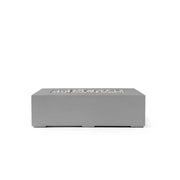 Dekko Dekko Sonoma 56 Concrete Fire Pit Charcoal / Ivory Beachstone SONOMA56-CHAR Firepit Table Rectangle