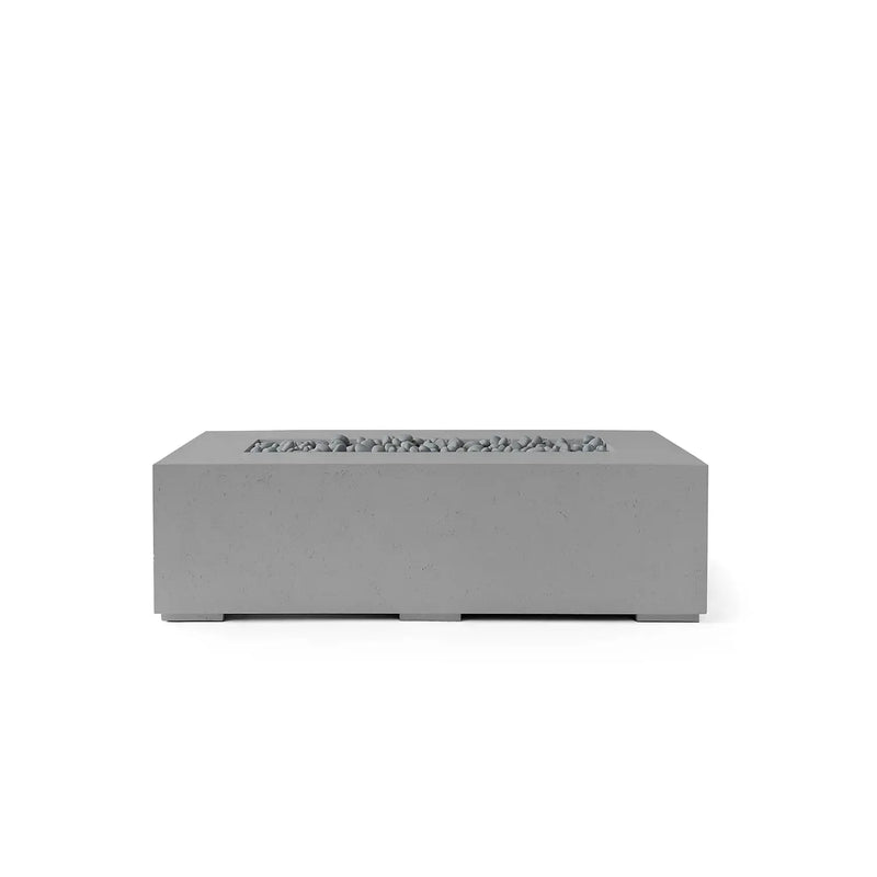 Dekko Dekko Sonoma 56 Concrete Fire Pit Charcoal / Slate Beachstone Firepit Table Rectangle
