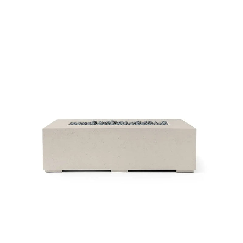 Dekko Dekko Sonoma 56 Concrete Fire Pit Clay / Slate Beachstone Firepit Table Rectangle