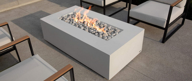 Dekko Dekko Sonoma 56 Concrete Fire Pit Firepit Table Rectangle