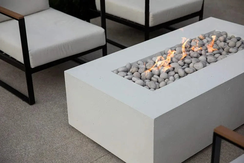 Dekko Dekko Sonoma 56 Concrete Fire Pit Firepit Table Rectangle