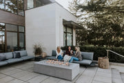 Dekko Dekko Sonoma 56 Concrete Fire Pit Firepit Table Rectangle