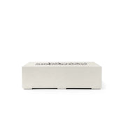 Dekko Dekko Sonoma 56 Concrete Fire Pit Limstone / Ivory Beachstone SONOMA56-LS Firepit Table Rectangle
