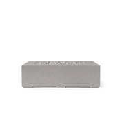 Dekko Dekko Sonoma 56 Concrete Fire Pit Sandstone / Ivory Beachstone SONOMA56-SAND Firepit Table Rectangle