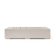 Dekko Dekko Sonoma 72 Concrete Fire Pit Clay / Ivory Beachstone SONOMA72-CLAY Firepit Table Rectangle