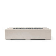 Dekko Dekko Sonoma 72 Concrete Fire Pit Clay / Slate Beachstone Firepit Table Rectangle