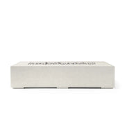 Dekko Dekko Sonoma 72 Concrete Fire Pit Limstone / Ivory Beachstone SONOMA72-LS Firepit Table Rectangle