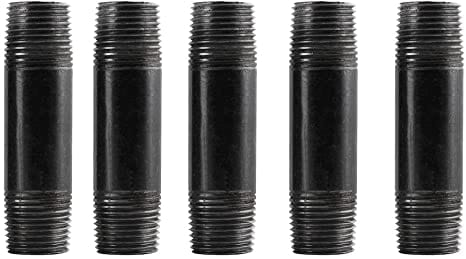 DigelAir HVAC Fitting Nipple black pipe 1/2"x2" L BIN-12X2 BIN-12X2 Pipe Connectors