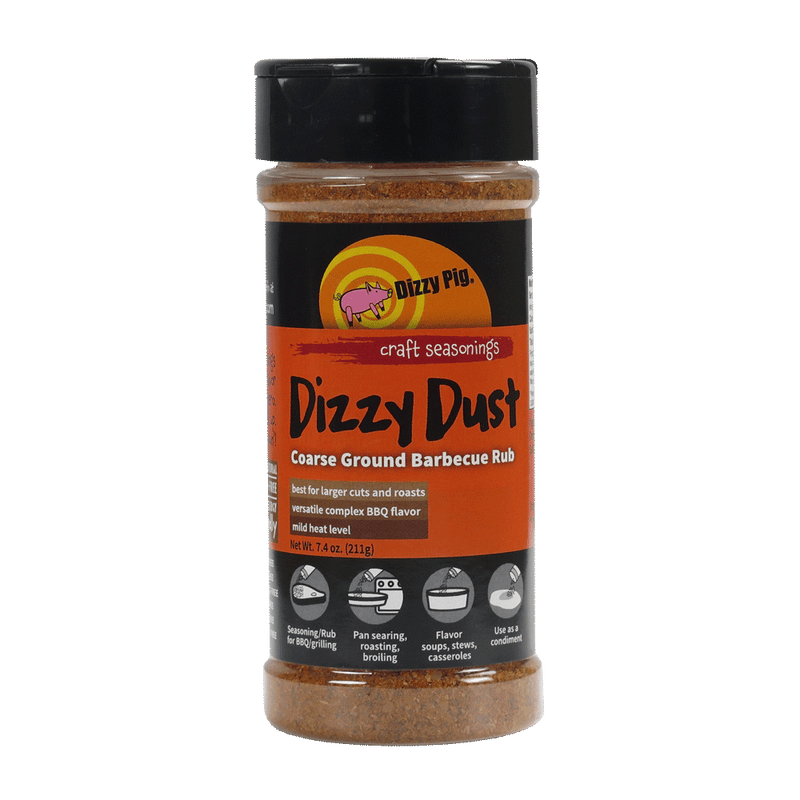 Dizzy Pig Dizzy Pig Dizzy Dust Coarse-Grind BBQ Seasoning (7.4oz) DIZDUSTCOARSE Sauce & Rub