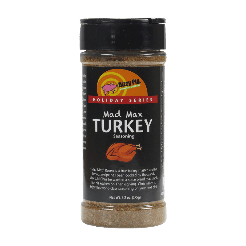 Dizzy Pig Dizzy Pig Mad Max Turkey Seasoning 8 oz DIZMAD Sauce & Rub 897687000450