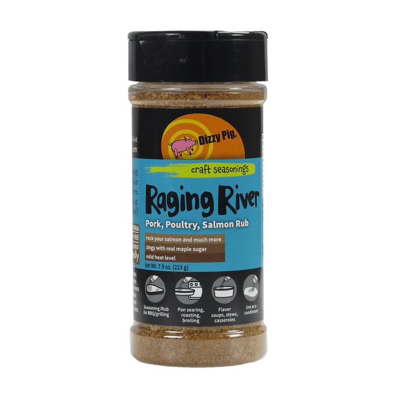 Dizzy Pig Dizzy Pig Raging River Seasoning 8 oz DIZRAG Sauce & Rub 897687000122