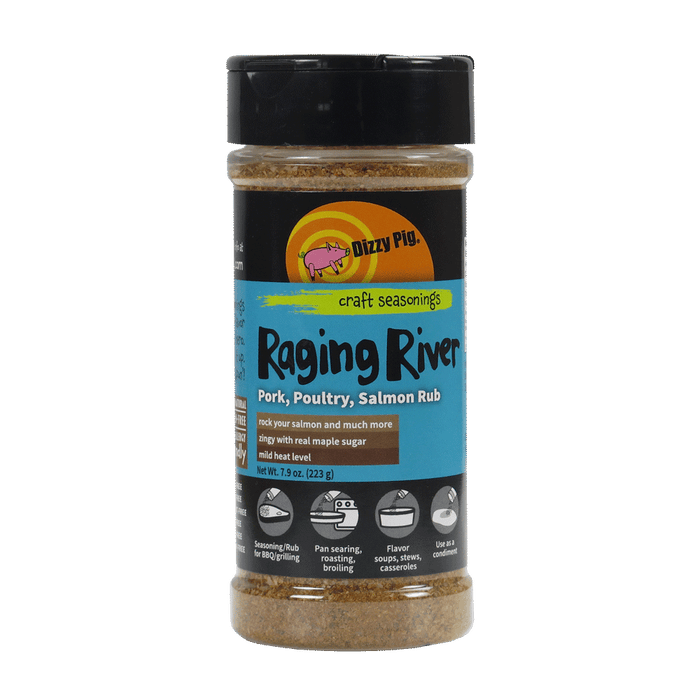 Dizzy Pig Dizzy Pig Raging River Seasoning 8 oz DIZRAG Sauce & Rub 897687000122