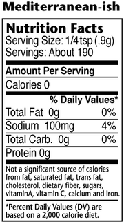 Dizzy Pig Dizzy Pig Rub Mediterranean-ish 8oz DIZMEDIT Sauce & Rub 897687000436