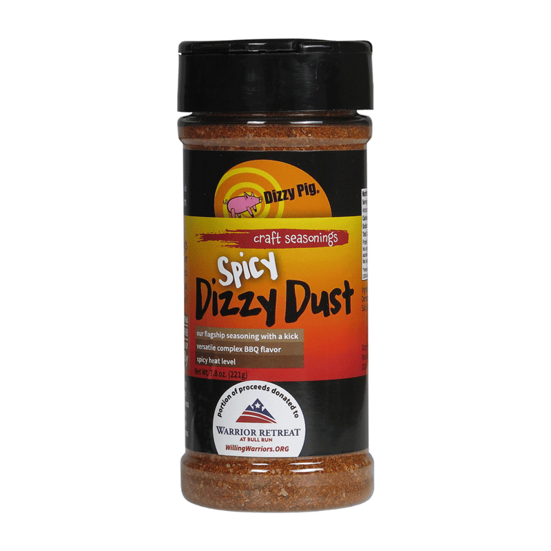 Dizzy Pig Dizzy Pig Rub - Spicy Dizzy Dust (8oz) DIZSPICE Sauce & Rub 897687000184